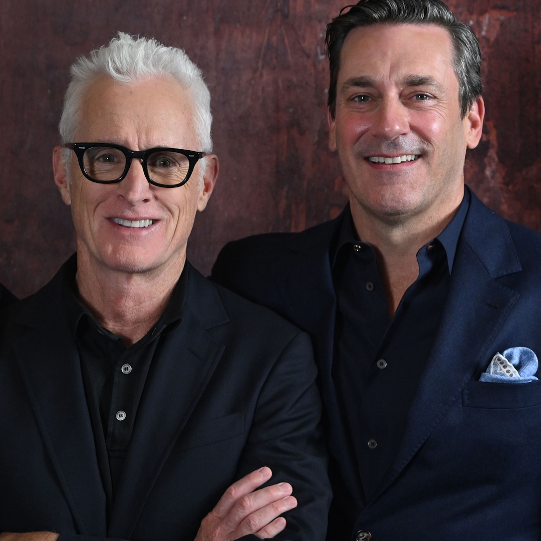 John Slattery se reúne con Jon Hamm de Mad Men