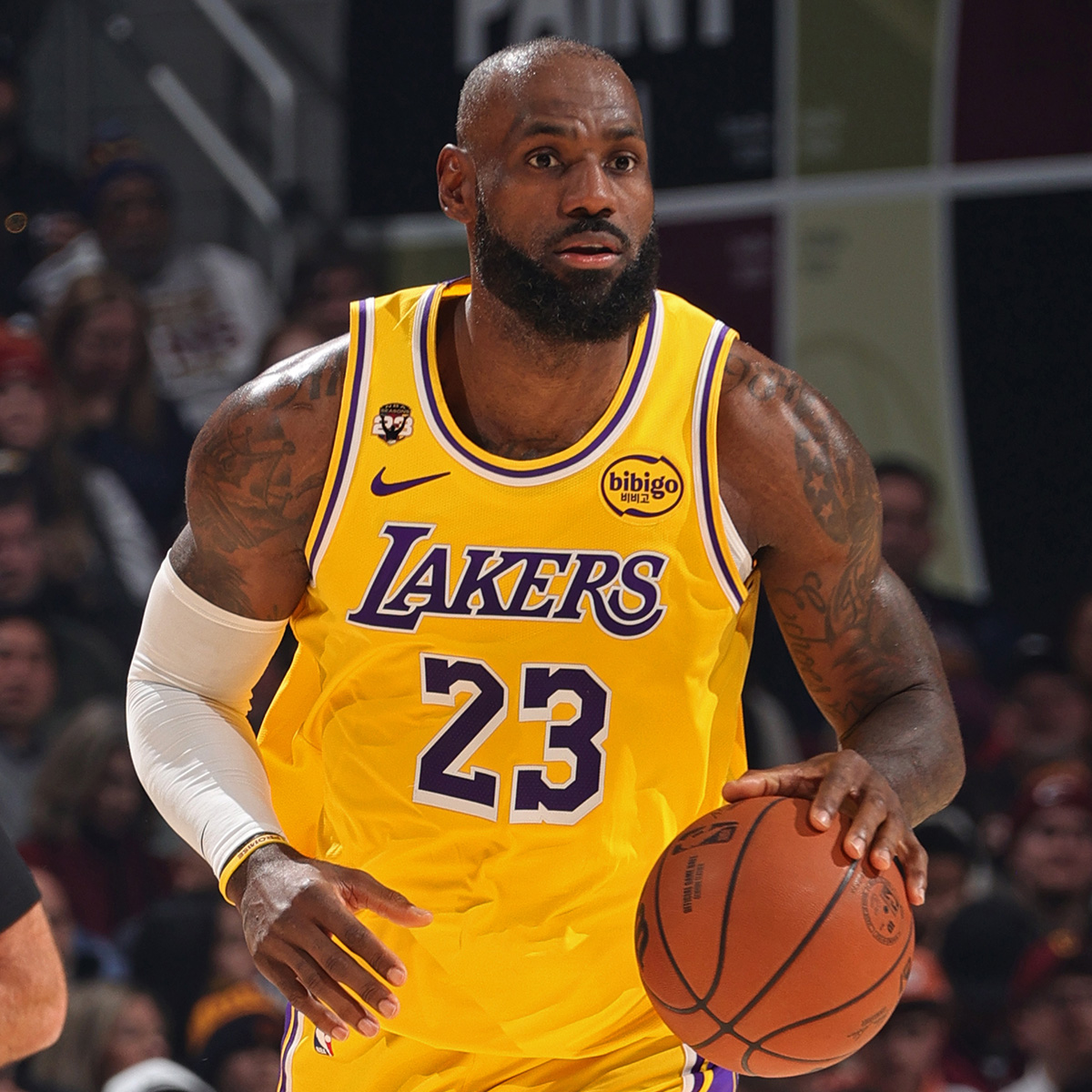 LeBron James Tears Up During Possible Last NBA Game