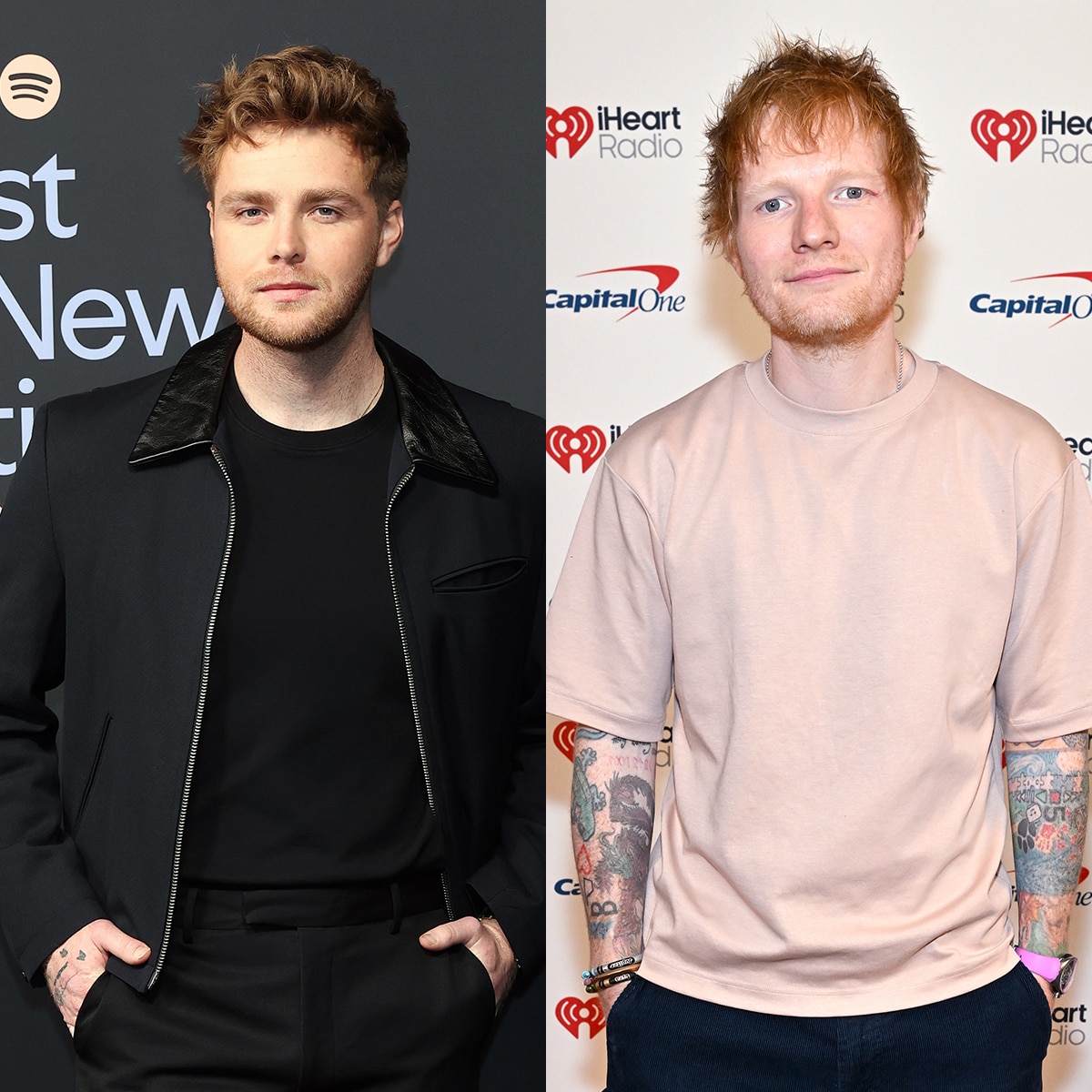 Alex Warren attends Spotify's Best New Artist Party, Ed Sheeran