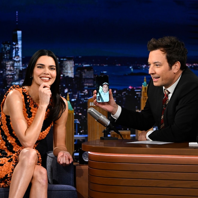 Kendall Jenner FaceTimes Tom Brady, Jimmy Fallon