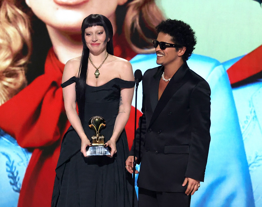 Bruno Mars, Lady Gaga at the Grammys 2025