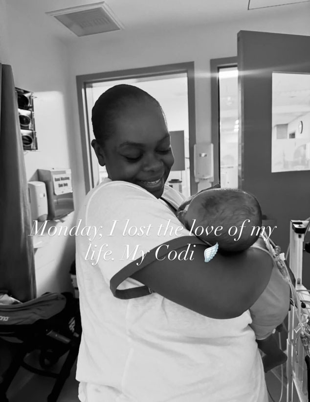 Cori Broadus mourns death of baby Codi