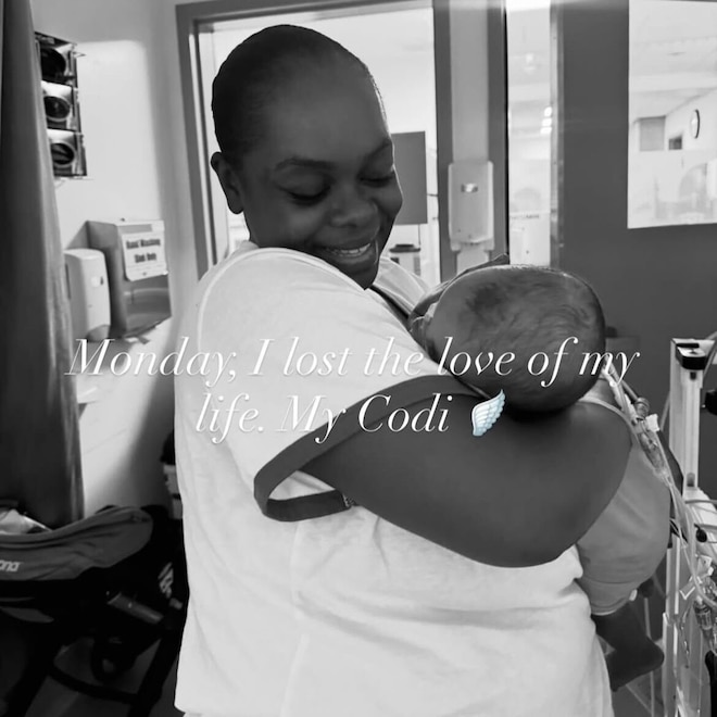 Cori Broadus mourns death of baby Codi