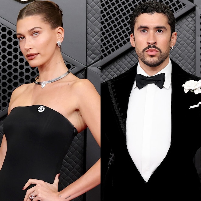 Hailey Bieber, Bad Bunny, 2026 Grammy Awards