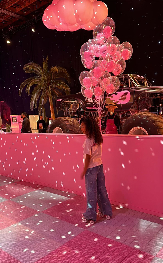 True Thompson at Aire Webster and Stormi Webster's Bday Party