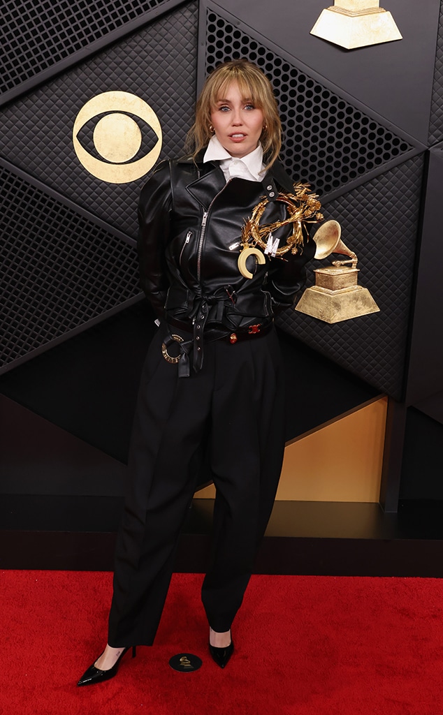 Miley Cyrus arrives at Grammys 2026 red carpet in Los Angeles Feb. 1