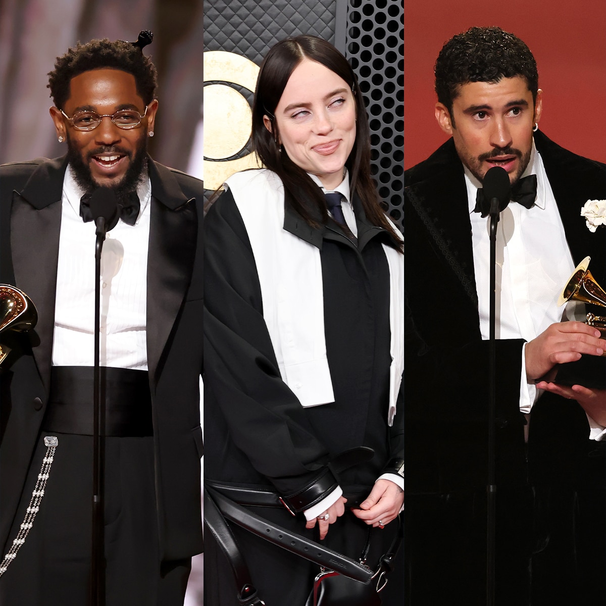 Kendrick Lamar, Billie Eilish, Bad Bunny at Grammys 2026