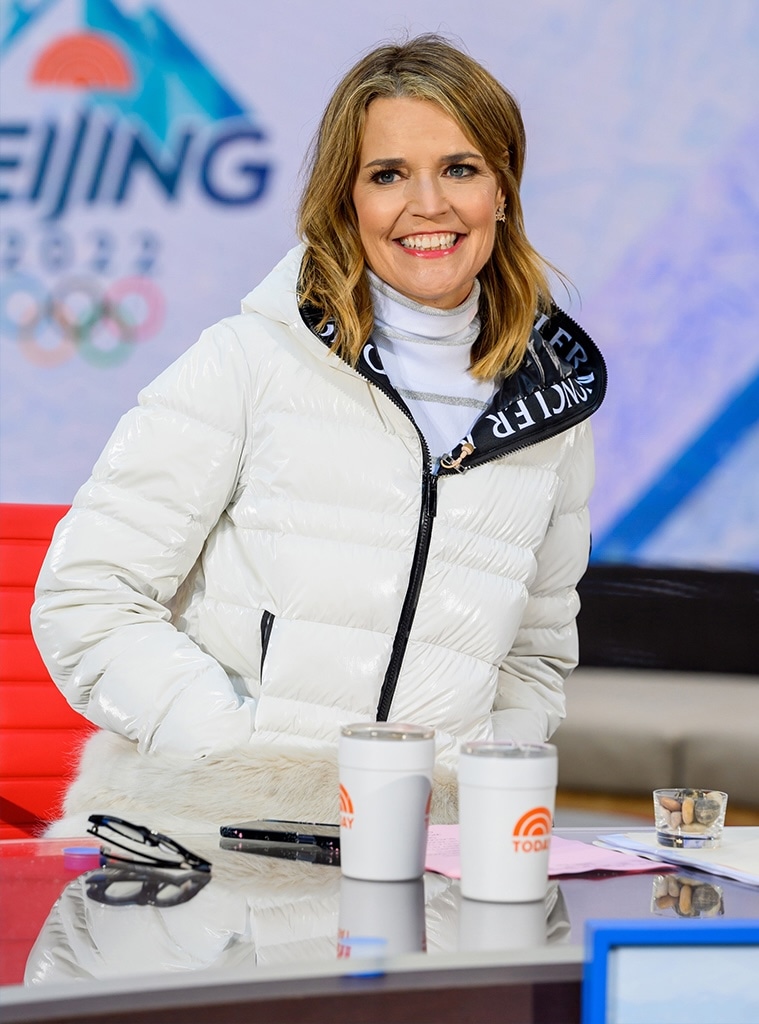 Savannah Guthrie covering the Olympics on Today