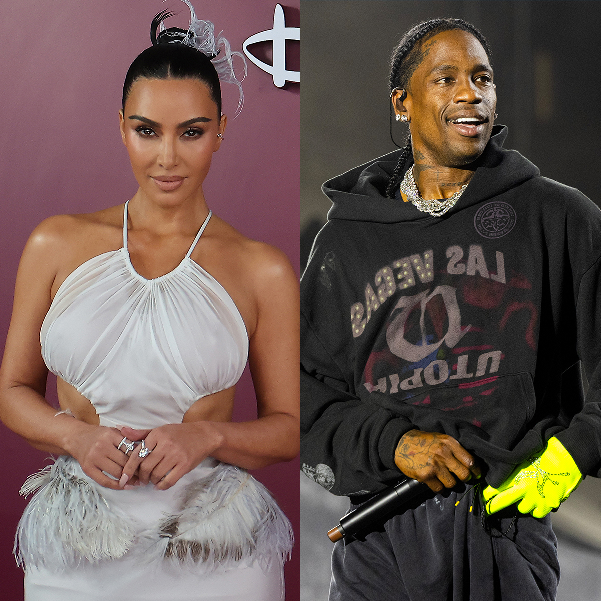 Kim Kardashian Makes Rare Comment About Kylie Jenner's Ex Travis Scott