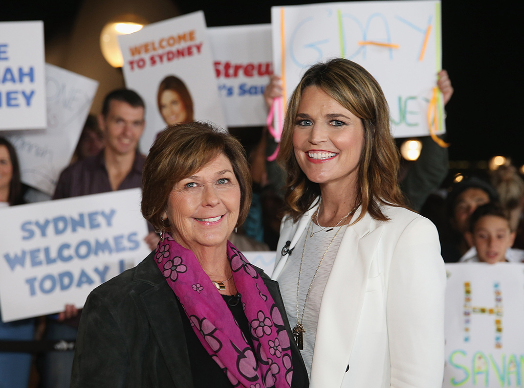 Savannah Guthrie and her mother Nancy Guthrie 