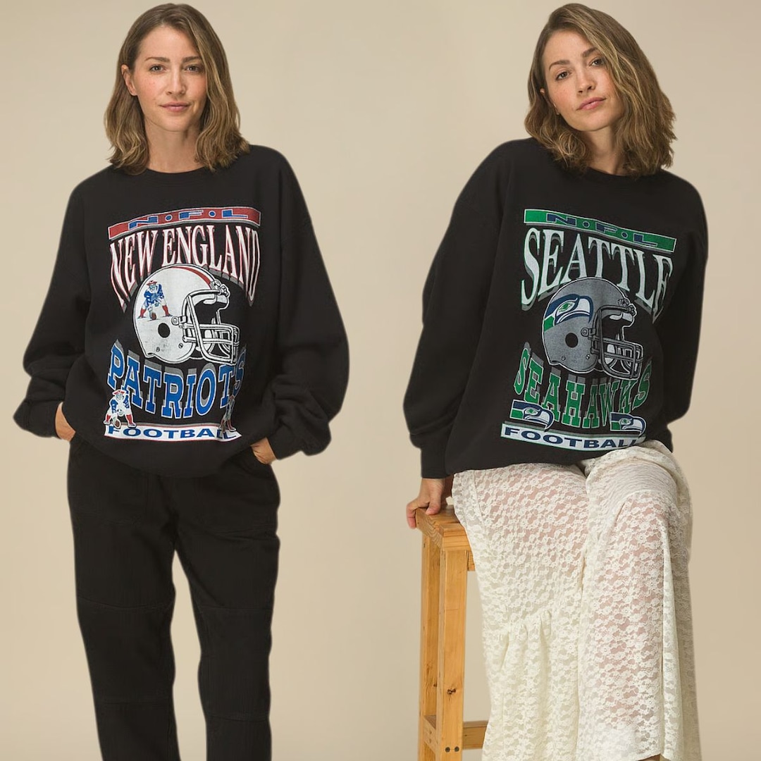The Best Seattle Seahawks & New England Patriots Merch To Wear During the Big Game The Best Seattle Seahawks & New England Patriots Merch To Wear During the Big Game