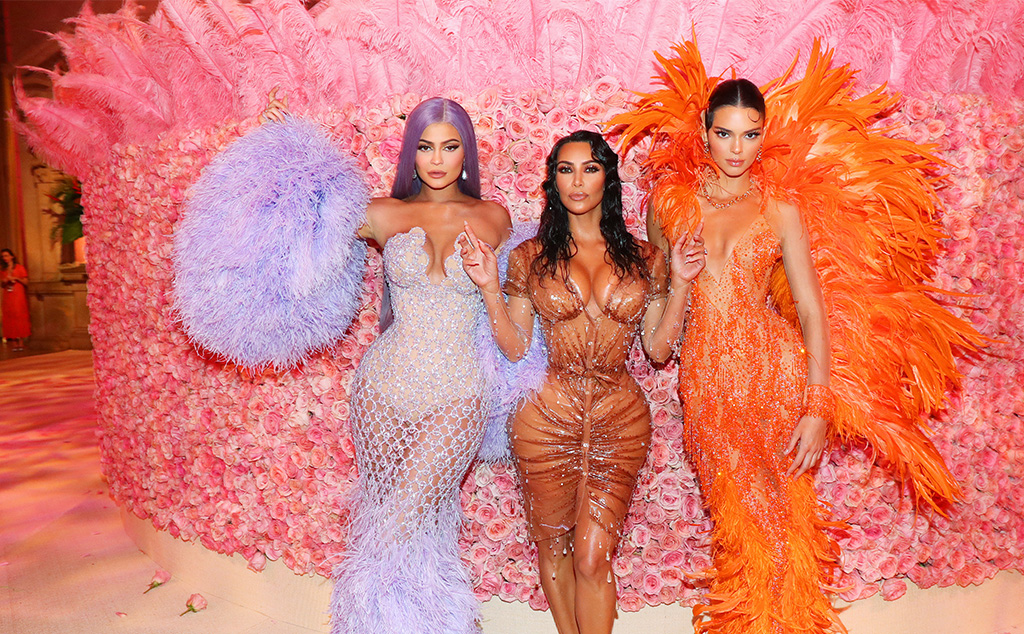 Kylie Jenner, Kim Kardashian West, and Kendall Jenner attend The 2019 Met Gala Celebrating Camp: Notes on Fashion at Metropolitan Museum of Art on May 06, 2019 in New York City. 