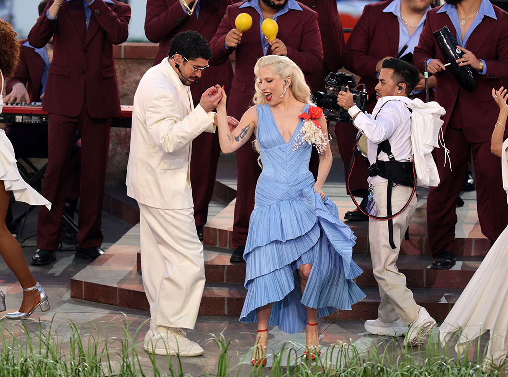 Bad Bunny and Lady Gaga, Super Bowl 2026, halftime show, celebrity sightings