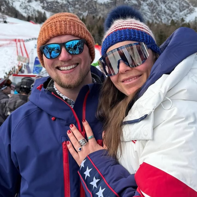 Breezy Johnson Connor Watkins engagement at 2026 Olympics