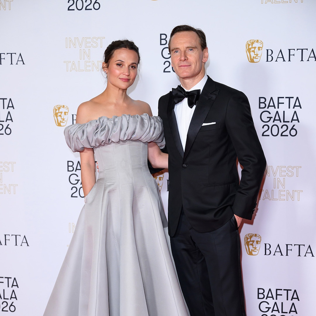 Michael Fassbender e Alicia Vikander Encontro raro no tapete vermelho na gala do BAFTA