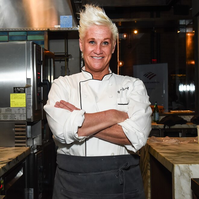 Chef Anne Burrell poses during the Food Network & Cooking Channel New York City Wine & Food Festival presented by Capital One