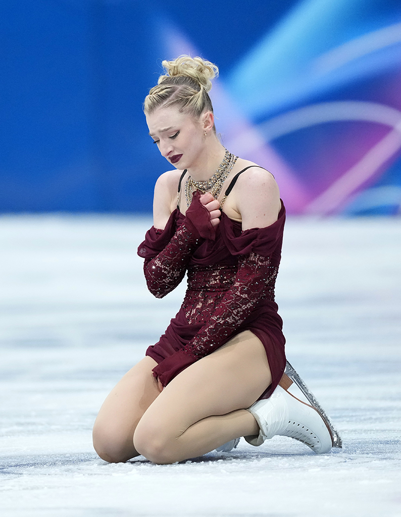 Amber Glenn, Olympics 2026 candids