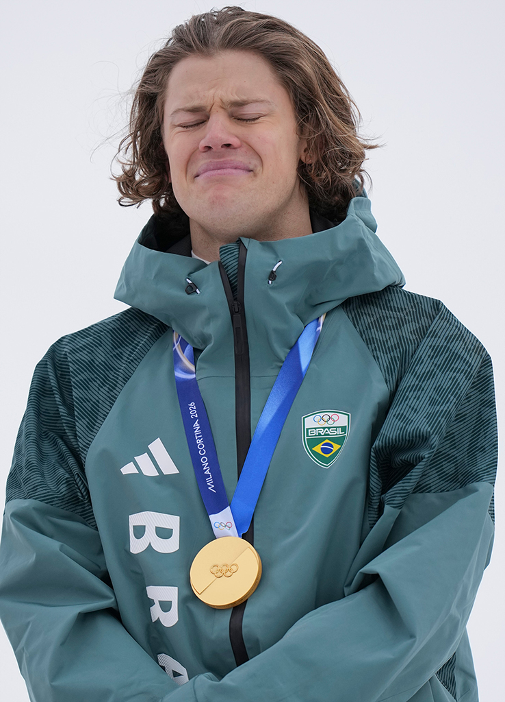 Lucas Pinheiro Braathen, Olympics 2026 candids