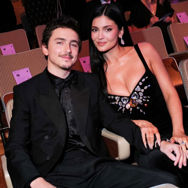 Timothée Chalamet and Kylie Jenner attend the EE BAFTA Film Awards 2026