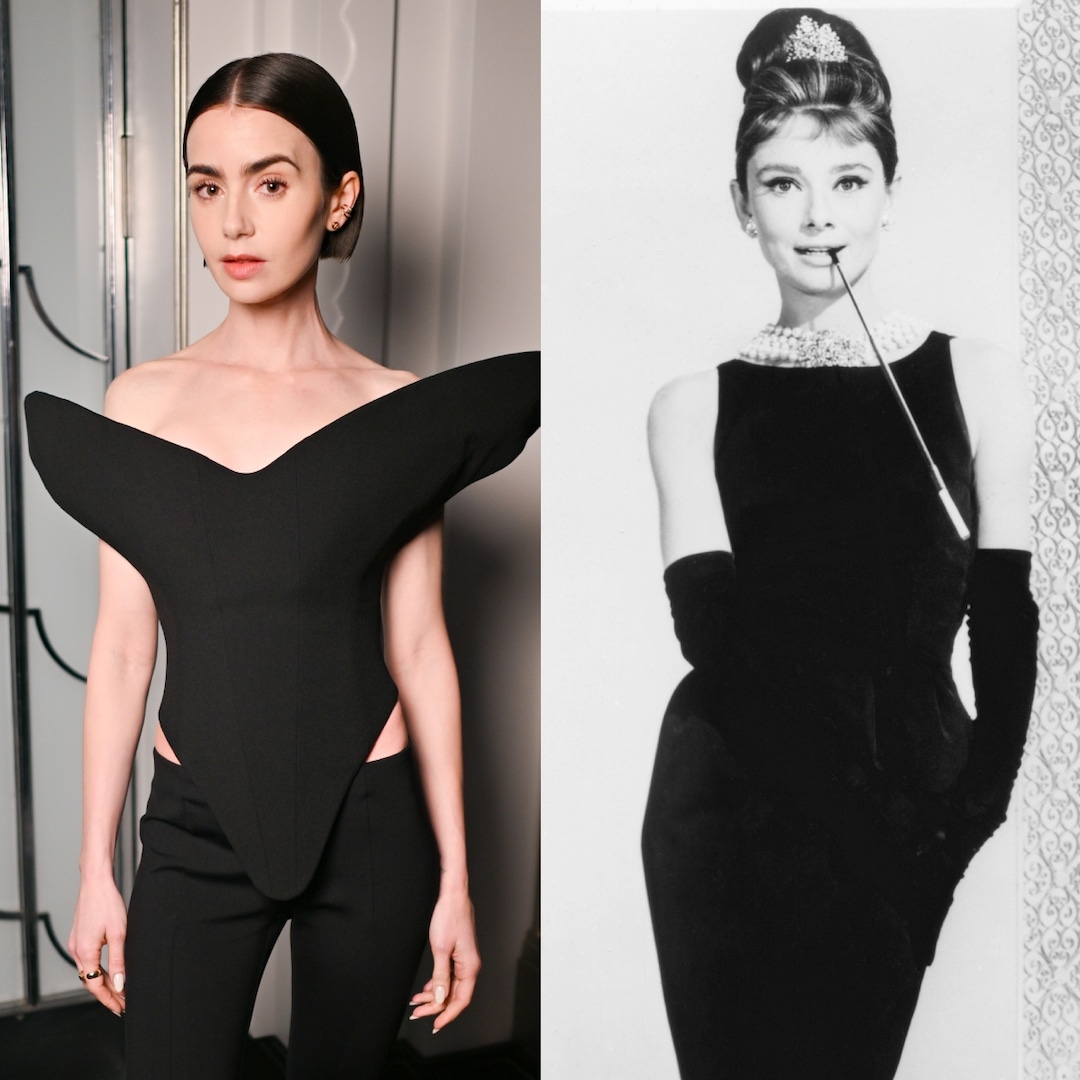 Lily Collins interpreta Audrey Hepburn no filme sobre Breakfast at Tiffany’s