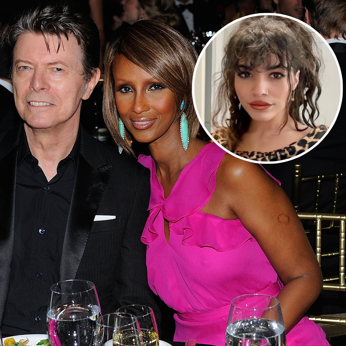 David Bowie, Iman; Lexi Jones