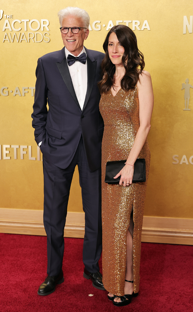 Ted Danson and daughter Kate Danson arrive at the Actor Awards 2026 red carpet