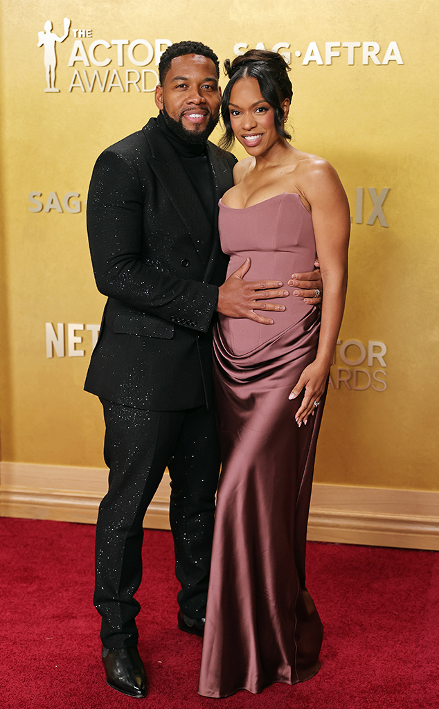 Mustafa Speaks and Michelle Mitchenor attend the 32nd Annual Actor Awards 2026, Couples