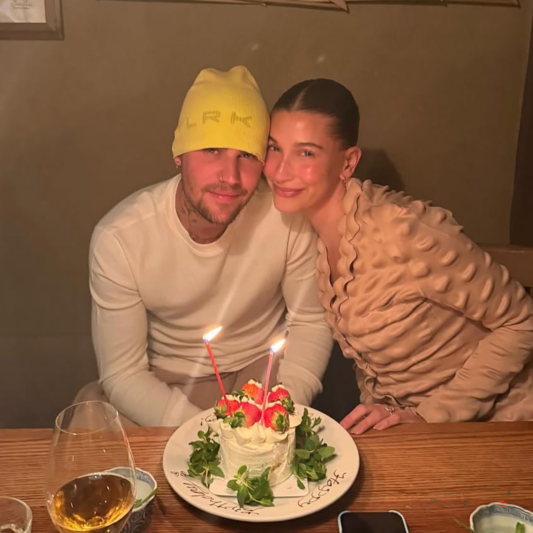 Jantar de aniversário de 32 anos de Justin Bieber com Hailey Bieber