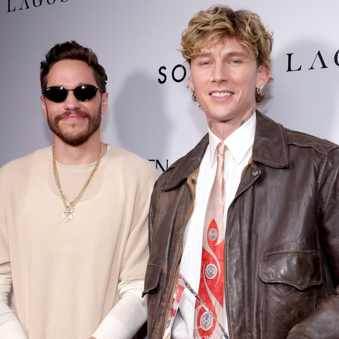 Pete Davidson Raps Onstage at Machine Gun Kelly Concert Pete Davidson Raps Onstage at Machine Gun Kelly Concert