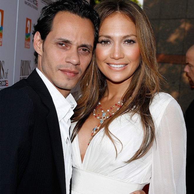 Actor Marc Anthony (L) and actress/producer Jennifer Lopez arrive to Picturehouse's premiere of "El Cantante" held at the Director?s Guild of America Theatre on July 31, 2007 in Los Angeles, Californi