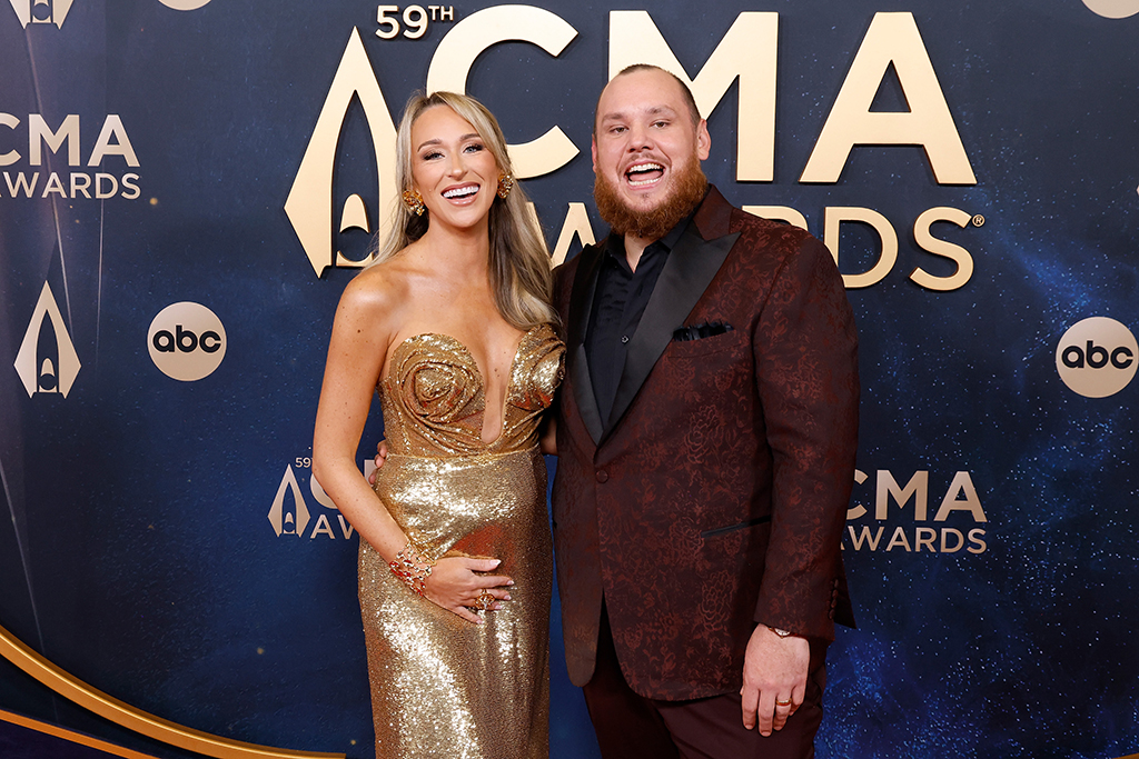 Image 38: Nicole Hocking, Nicole Combs, Luke Combs, CMA Awards 2024, Arrivals, Couples