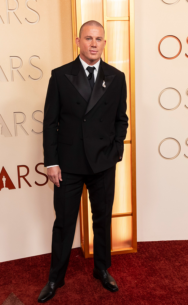 Channing Tatum arrives at the Oscars 2026 red carpet