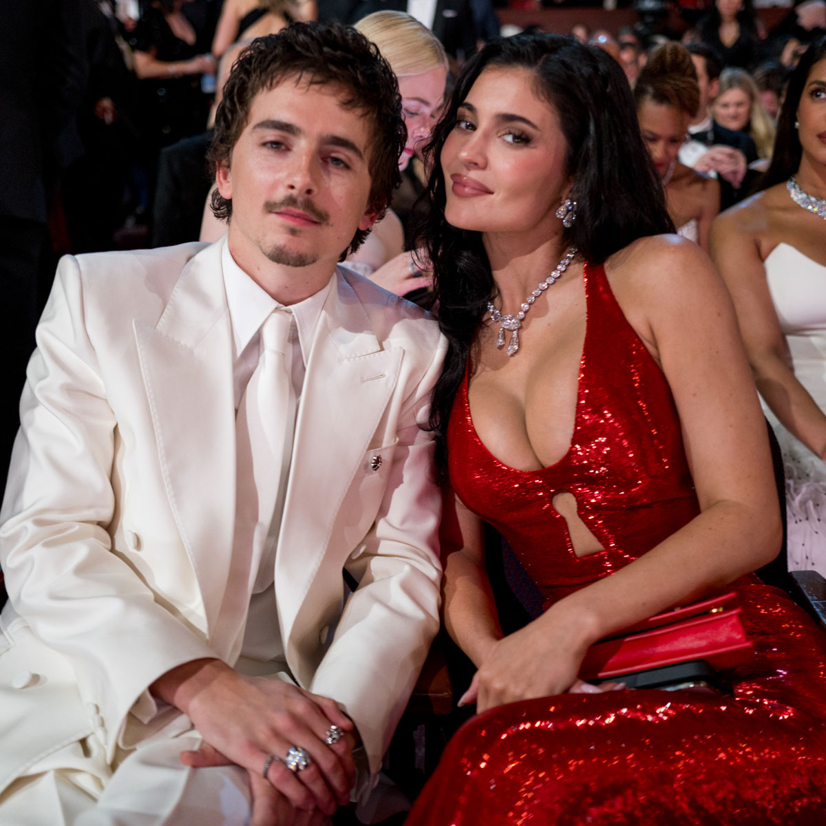 Timothée Chalamet and Kylie Jenner attend the Oscars 2026, 98th Annual Oscars