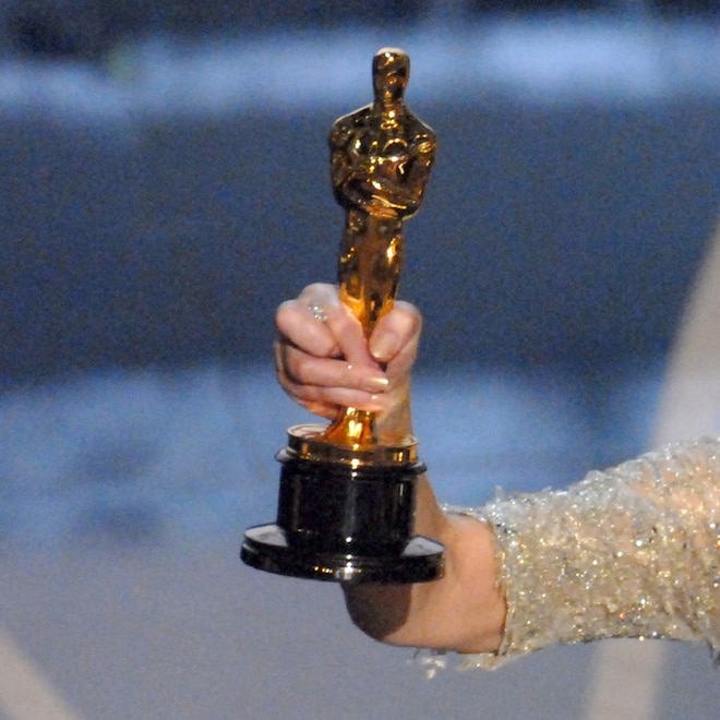 Helen Mirren with her Oscar