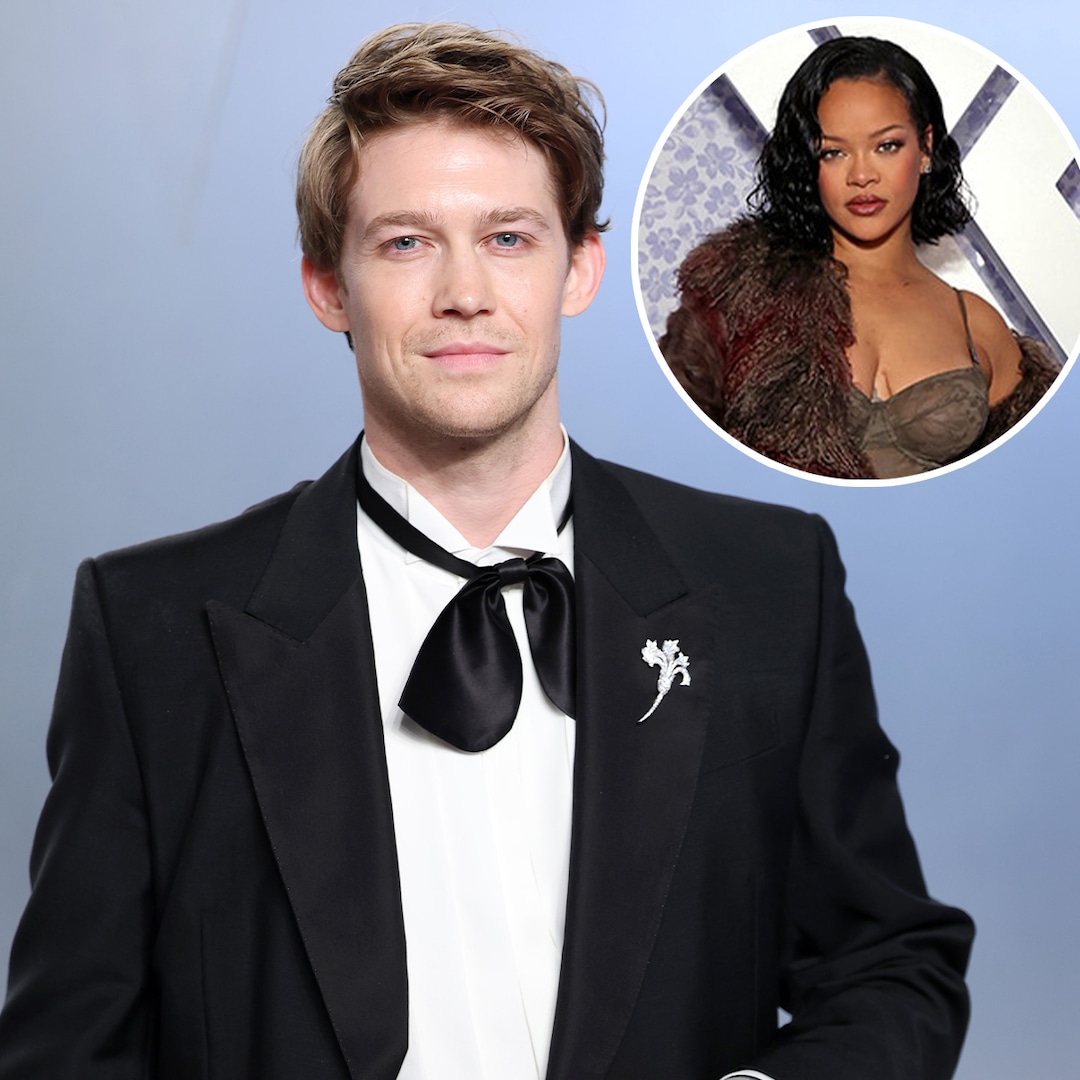 Joe Alwyn no Hamnet Set ouvindo Rihanna