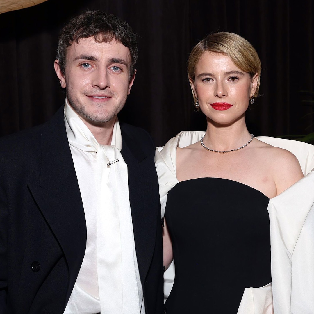 Vídeo de reação de Paul Mescal à vitória de Jessie Buckley Hamnet