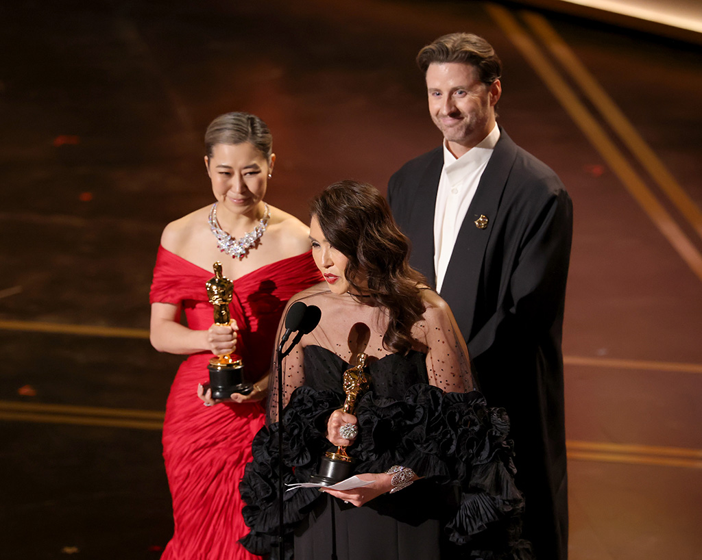 Maggie Kang, Michelle Wong, Chris Appelhans, Kpop Demon Hunters wins Best Animated Feature at Oscars 2026