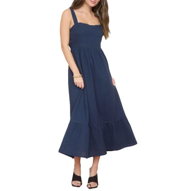 satin slip midi dress Silky Sleek Satin Slip Midi Dress