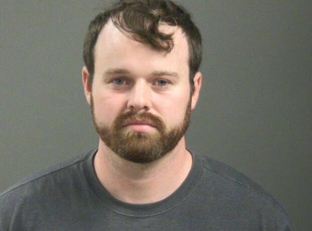Joseph Duggar's mugshot for child molestation charges, arrest