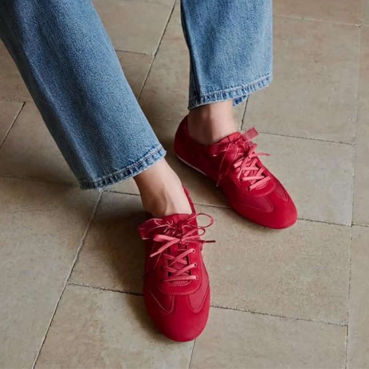 Red Sneakers Might Be the Easiest Outfit Upgrade Ever