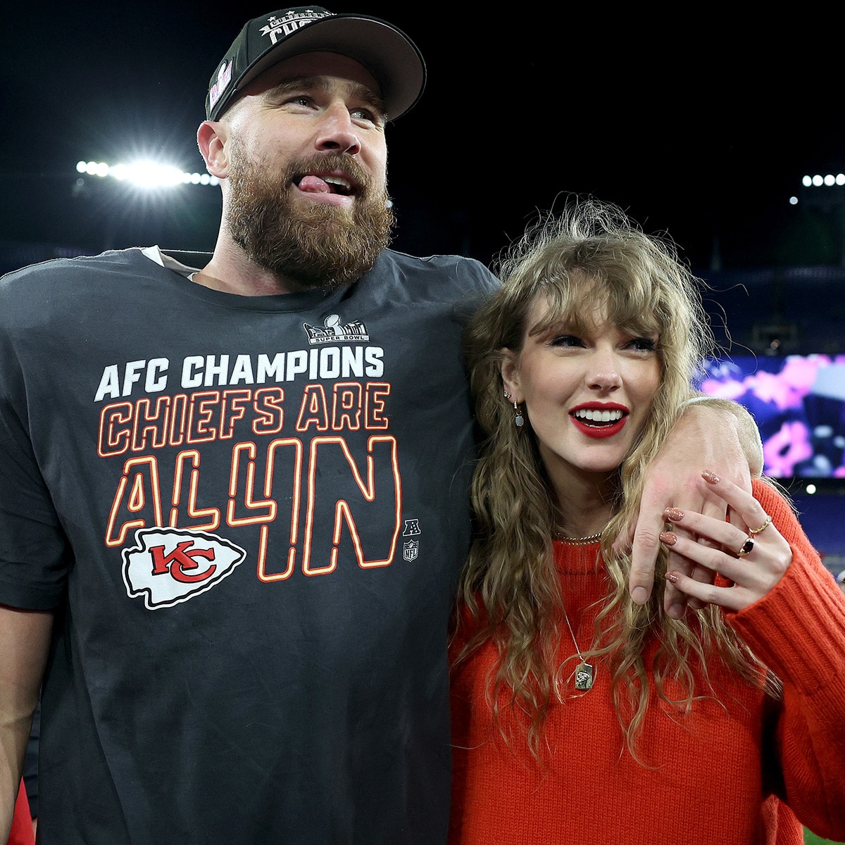 Travis Kelce and Taylor Swift