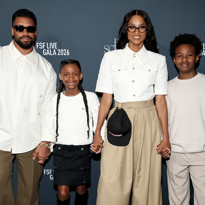 Russell Wilson, Sienna Princess Wilson, Ciara and Future Zahir Wilburn