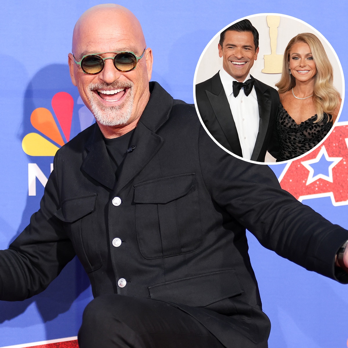 Howie Mandel, Kelly Ripa, Mark Consuelos