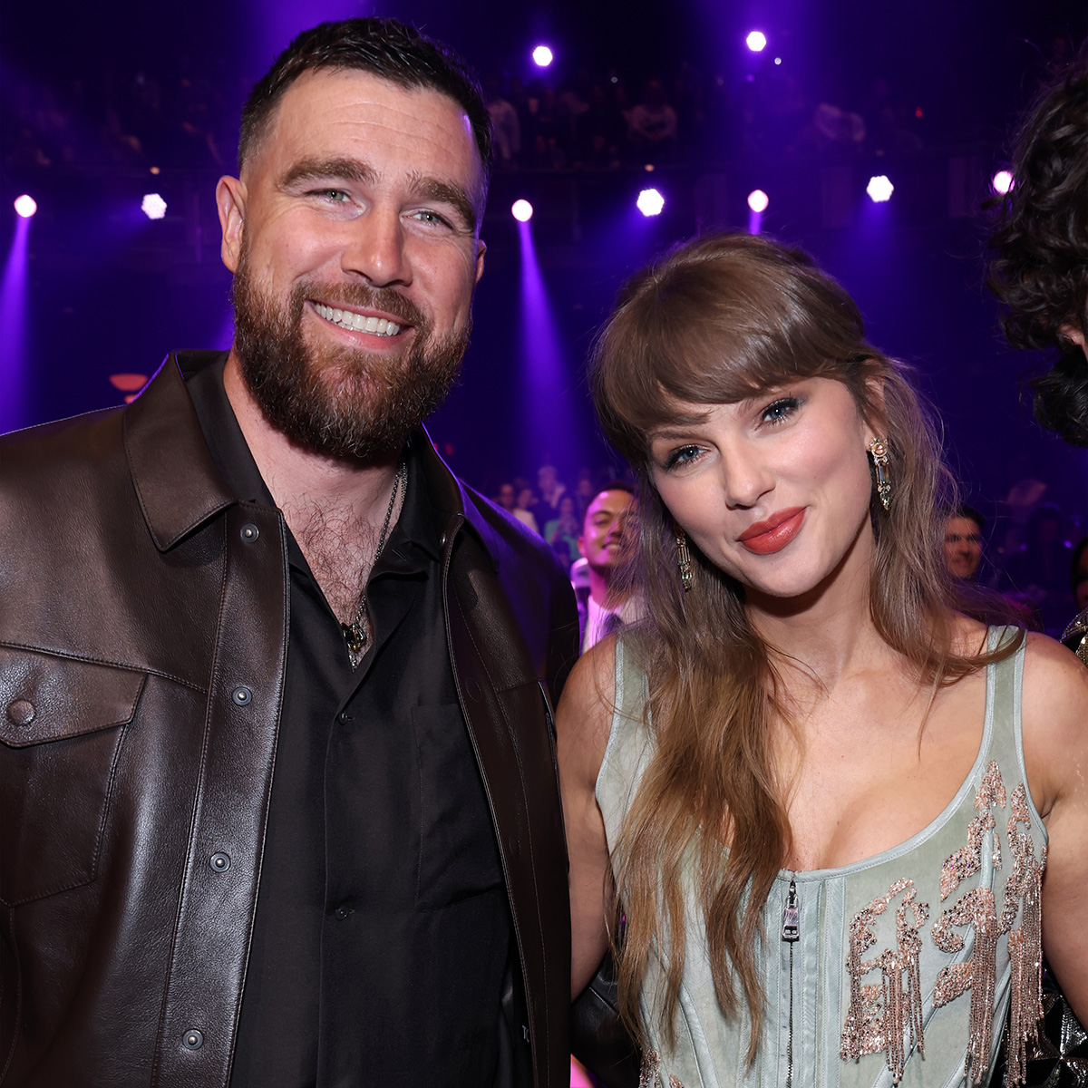 Taylor Swift, Travis Kelce Have First Award Show Date Night at iHeart