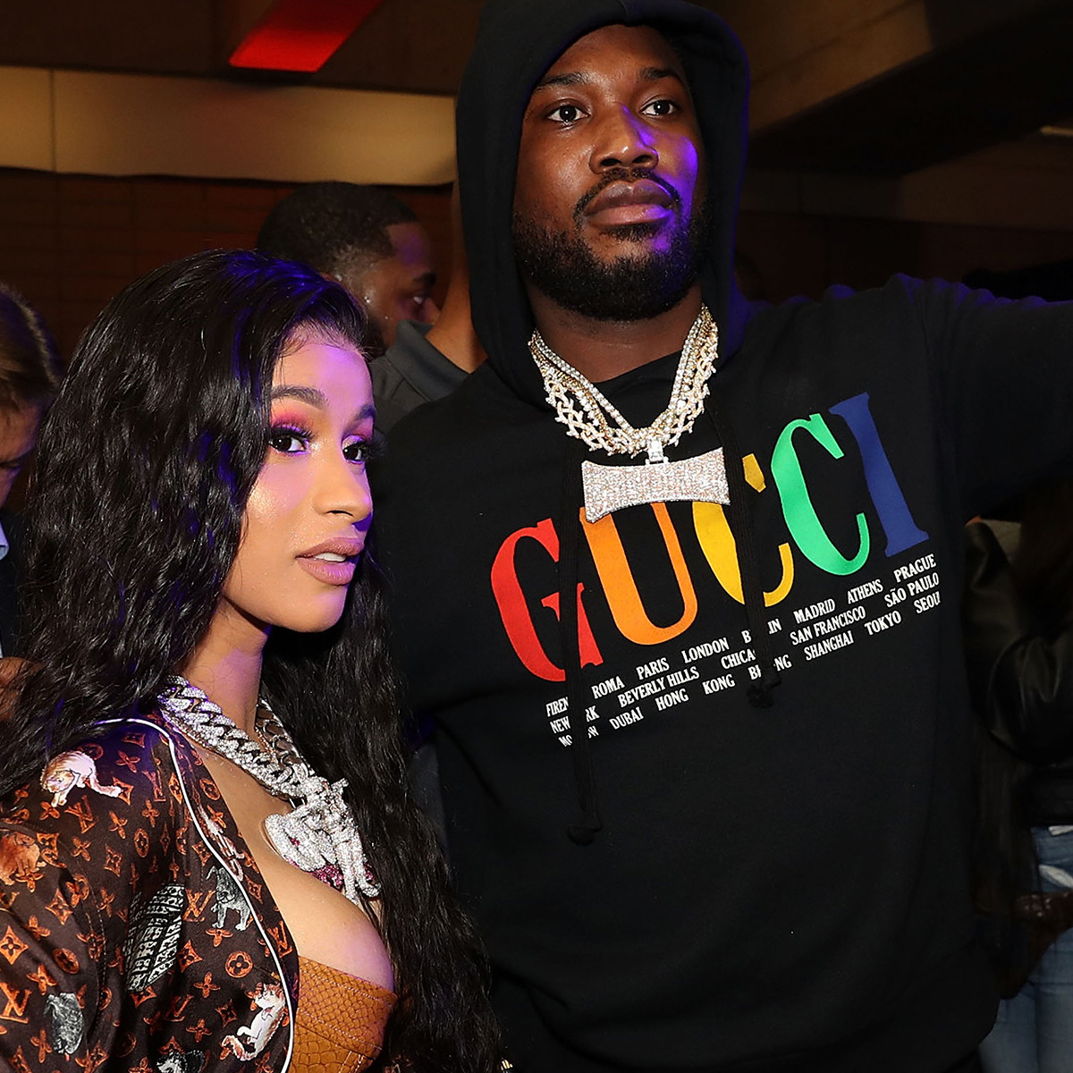 Cardi B Invites Nicki Minaj’s Ex Meek Mill on Stage at Concert