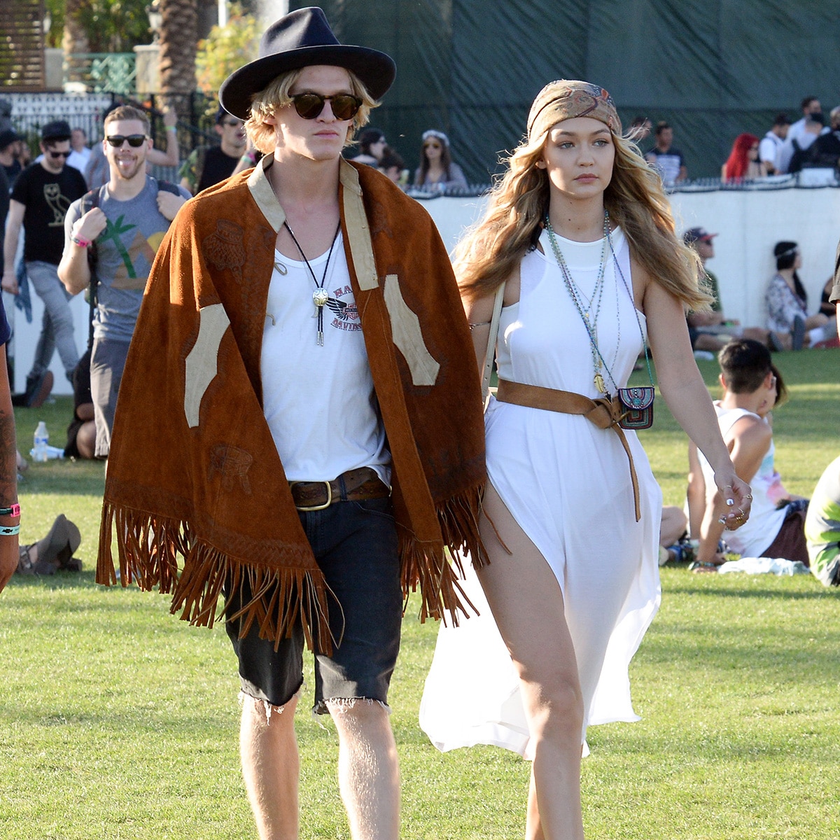Cody Simpson and Gigi Hadid at Coachella 2015