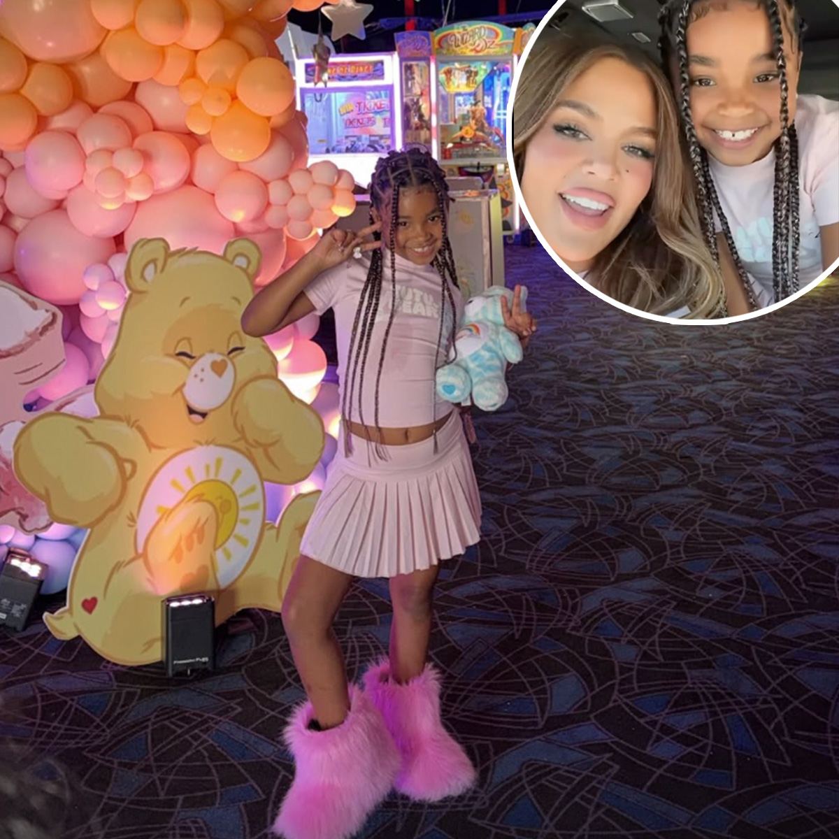 Khloe Kardashian’s Daughter True Celebrates 8th Birthday, Care Bears Party