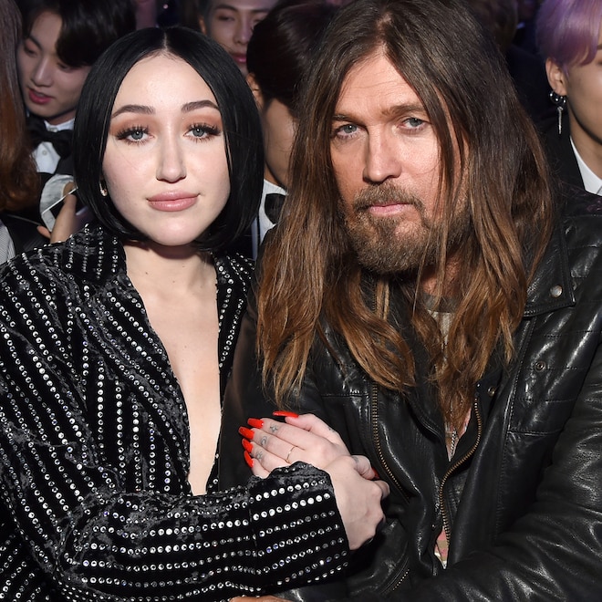 Noah Cyrus (L) and Billy Ray Cyrus during the 61st Annual GRAMMY Awards at Staples Center on February 10, 2019 in Los Angeles, California.