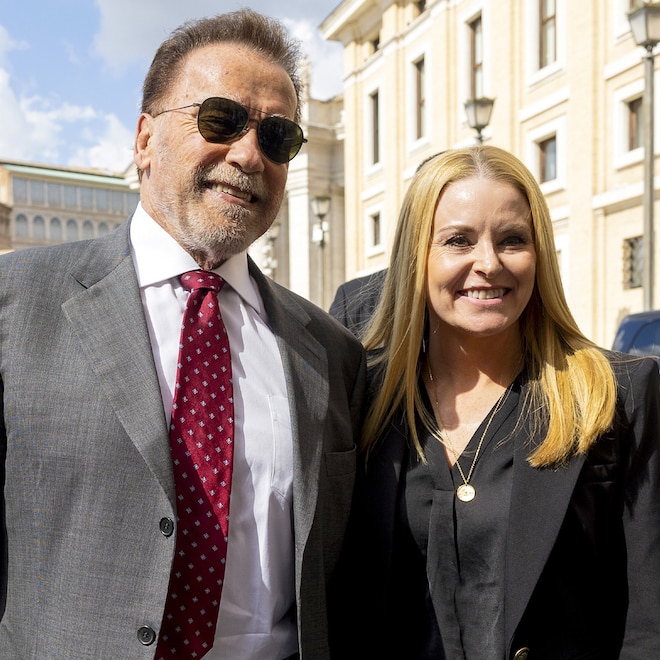 Arnold Schwarzenegger and his girlfriend Heather Milligan