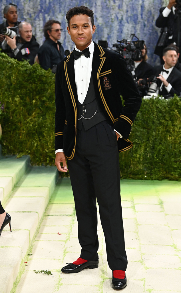 Jaafar Jackson arrives at Met Gala 2026 red carpet